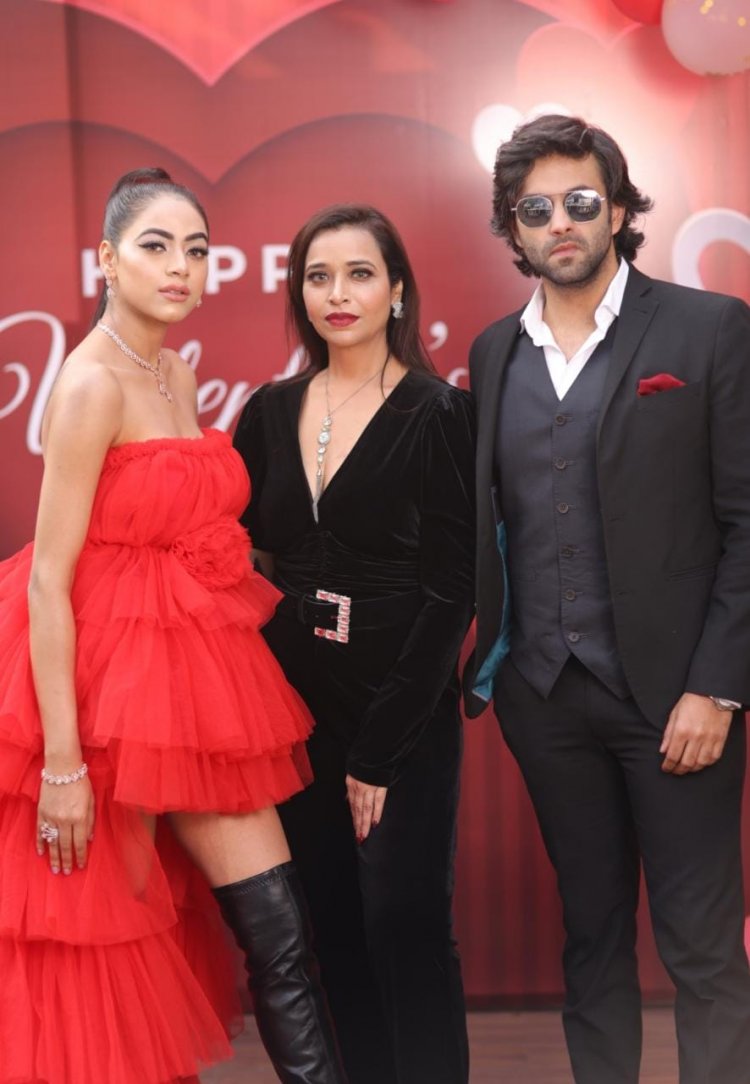 Celebrity makeup artist Anubha Dawar on 11th February organised a special Valentine's day shoot with Actress Vaishakha Raghav and Actor Aditiya Lal at Molecule Air Bar, Green Park, Delhi