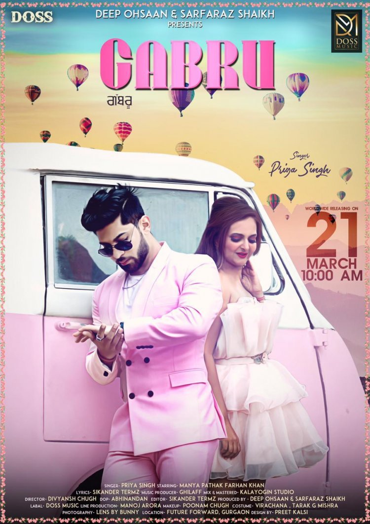 Zee TV Dilli Darling Manya Pathak’s 1st Punjabi Music Video Gabru all set to rock!