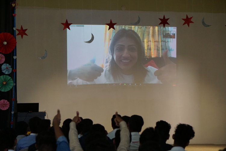Famous TV Actress Alefia Kapadia @ Imperial College, Bargarh in Ru-Ba-Ru